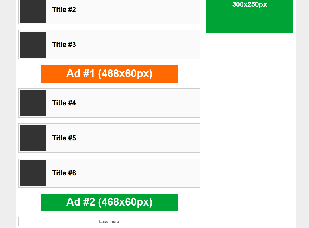 How to load DoubleClick for Publishers ads on pages with infinite contents